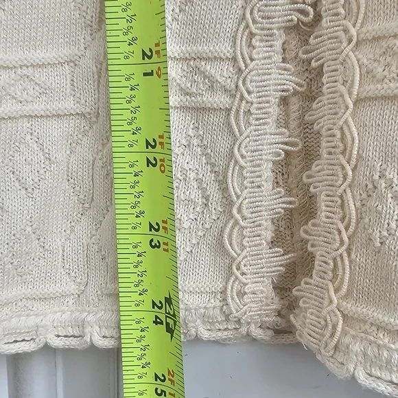 Cotton Salsa - Vintage Hand-Loomed In Peru 100% Cotton Sleeveless Top - Picture 9 of 9